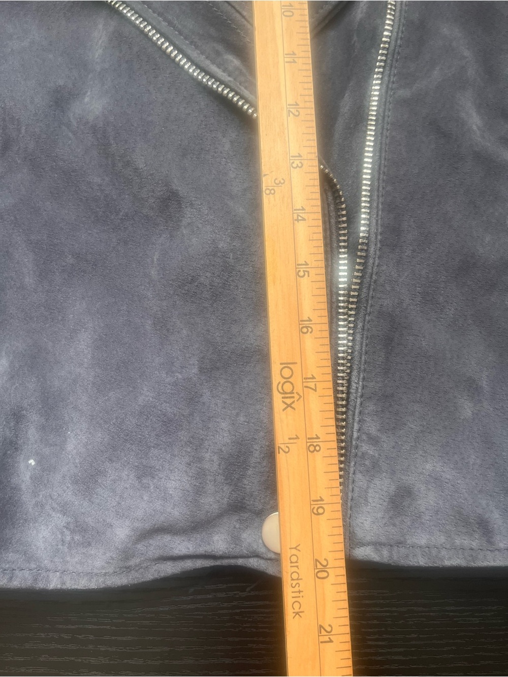 Suede Biker Jacket Womens Medium Cropped Streetwear Moto C&C California - Picture 11 of 13